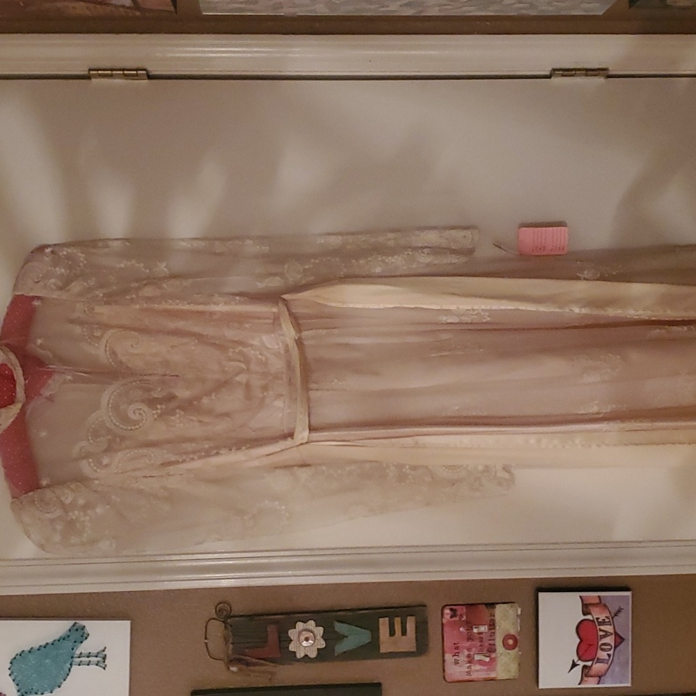 Vintage Victorian wedding gown